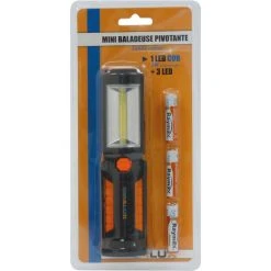 MINI BALADEUSE PIVOTANTE 1 + 3 LED - 02161GIGALUX -CEBA Shop 02161 3