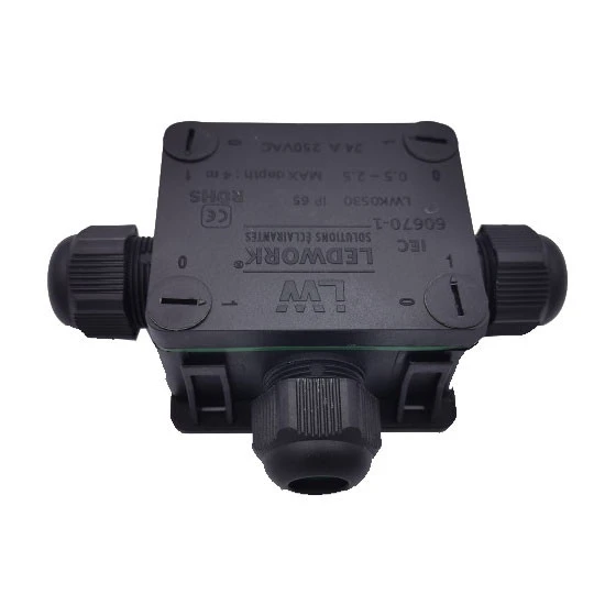 BOITE DE DERIVATION LEDWORK 3 ENTREES IP65 - LWK0530 5 BOITE DE DERIVATION LEDWORK 3 ENTREES IP65 - LWK0530 – Image 3